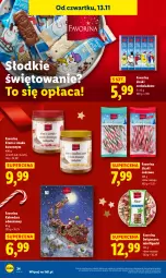 Gazetka promocyjna Lidl - GAZETKA - Gazetka - ważna od 15.11 do 15.11.2025 - strona 34 - produkty: Lizaki czekoladowe, Lizaki, Kalendarz, Kalendarz adwentowy, Fa