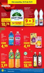 Gazetka promocyjna Lidl - GAZETKA - Gazetka - ważna od 15.11 do 15.11.2025 - strona 44 - produkty: Sok, Mus, Gra, Oleofarm, Napoje, LANA, Tymbark, Oshee, Woda, Mango, Napój, Oleo, Mięta, Magnez, Fa
