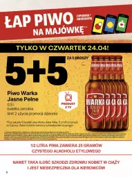 Gazetka promocyjna Delikatesy Centrum - Franczyza DC17 Czwartek - Gazetka - ważna od 30.04 do 30.04.2025 - strona 3 - produkty: Piwa, Piwo, Rum, Warka