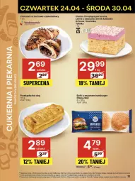 Gazetka promocyjna Delikatesy Centrum - Franczyza DC17 Czwartek - Gazetka - ważna od 30.04 do 30.04.2025 - strona 32 - produkty: Ser, Rum, Por, Hot dog, Hamburger, Croissant, Szarlotka, Sezam, Burger, Kakao