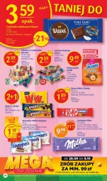 Gazetka promocyjna Delikatesy Centrum - Gazetka DC38 czw-sr - Gazetka - ważna od 04.10 do 04.10.2023 - strona 26 - produkty: Ser, Rum, Gin, Cukier, Jogurt, Praliny, Jeżyki, Wafle, Lack, Czekolada, Baton, Knoppers, E. Wedel, Deser, Cukierki, Oreo, Milka, Mobil