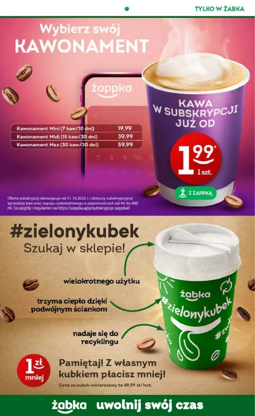 Gazetka promocyjna Żabka - ważna 13.09 do 19.09.2023 - strona 21 - produkty: Kubek, Mięta