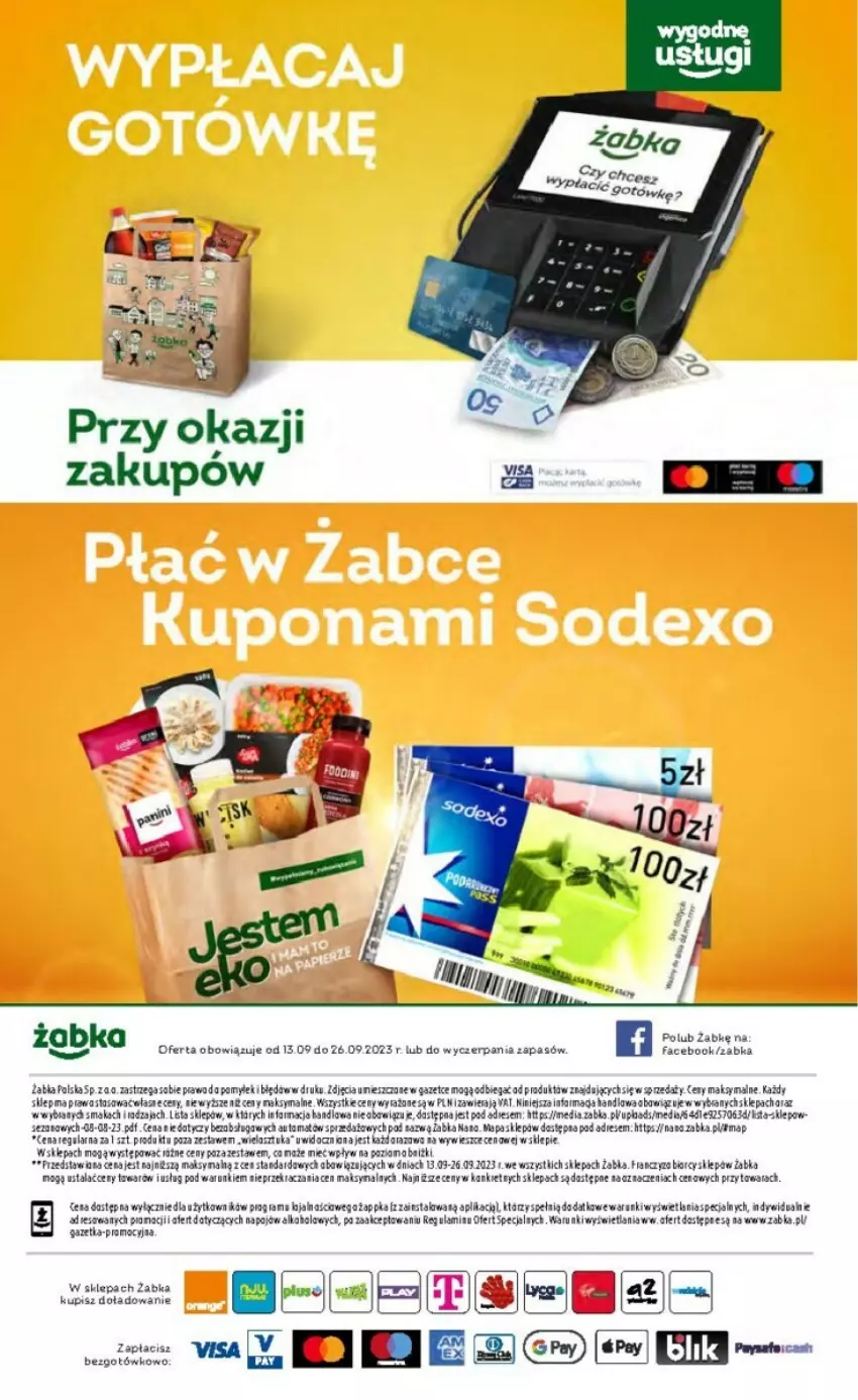 Gazetka promocyjna Żabka - ważna 13.09 do 19.09.2023 - strona 50 - produkty: Dres, Fa, Gala, Rama, Woda