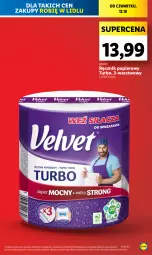 Gazetka promocyjna Lidl - GAZETKA - Gazetka - ważna od 14.10 do 14.10.2023 - strona 13 - produkty: Papier, Velvet, Ręcznik