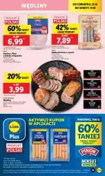 Gazetka promocyjna Lidl - GAZETKA - Gazetka - ważna od 14.10 do 14.10.2023 - strona 29 - produkty: Parówki, Szynka, Kiełbaski białe, PIKOK, Boczek, Olej