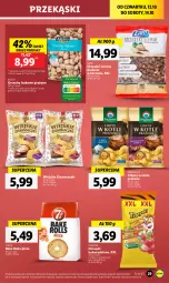 Gazetka promocyjna Lidl - GAZETKA - Gazetka - ważna od 14.10 do 14.10.2023 - strona 39 - produkty: Bake Rolls, Gry, Orzeszki, Chipsy, Chrupki, Wazon, 7 Days, Pizza, Przysnacki, Orzeszki ziemne