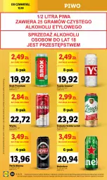 Gazetka promocyjna Lidl - GAZETKA - Gazetka - ważna od 14.10 do 14.10.2023 - strona 40 - produkty: Piwa, Piwo, Gra, Heineken, Tyskie, Warka, Perła