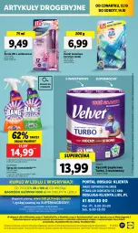 Gazetka promocyjna Lidl - GAZETKA - Gazetka - ważna od 14.10 do 14.10.2023 - strona 47 - produkty: Gry, Spray do czyszczenia, Papier, Cillit Bang, Velvet, Ręcznik, Mola