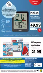 Gazetka promocyjna Lidl - GAZETKA - Gazetka - ważna od 15.10 do 15.10.2022 - strona 43 - produkty: Top, Gry, Termometr, Tera, Mola, Zegar, LG