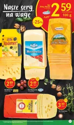 Gazetka promocyjna Delikatesy Centrum - Gazetka DC23-23 - Gazetka - ważna od 21.06 do 21.06.2023 - strona 11 - produkty: Mozzarella, Maasdam, Ser