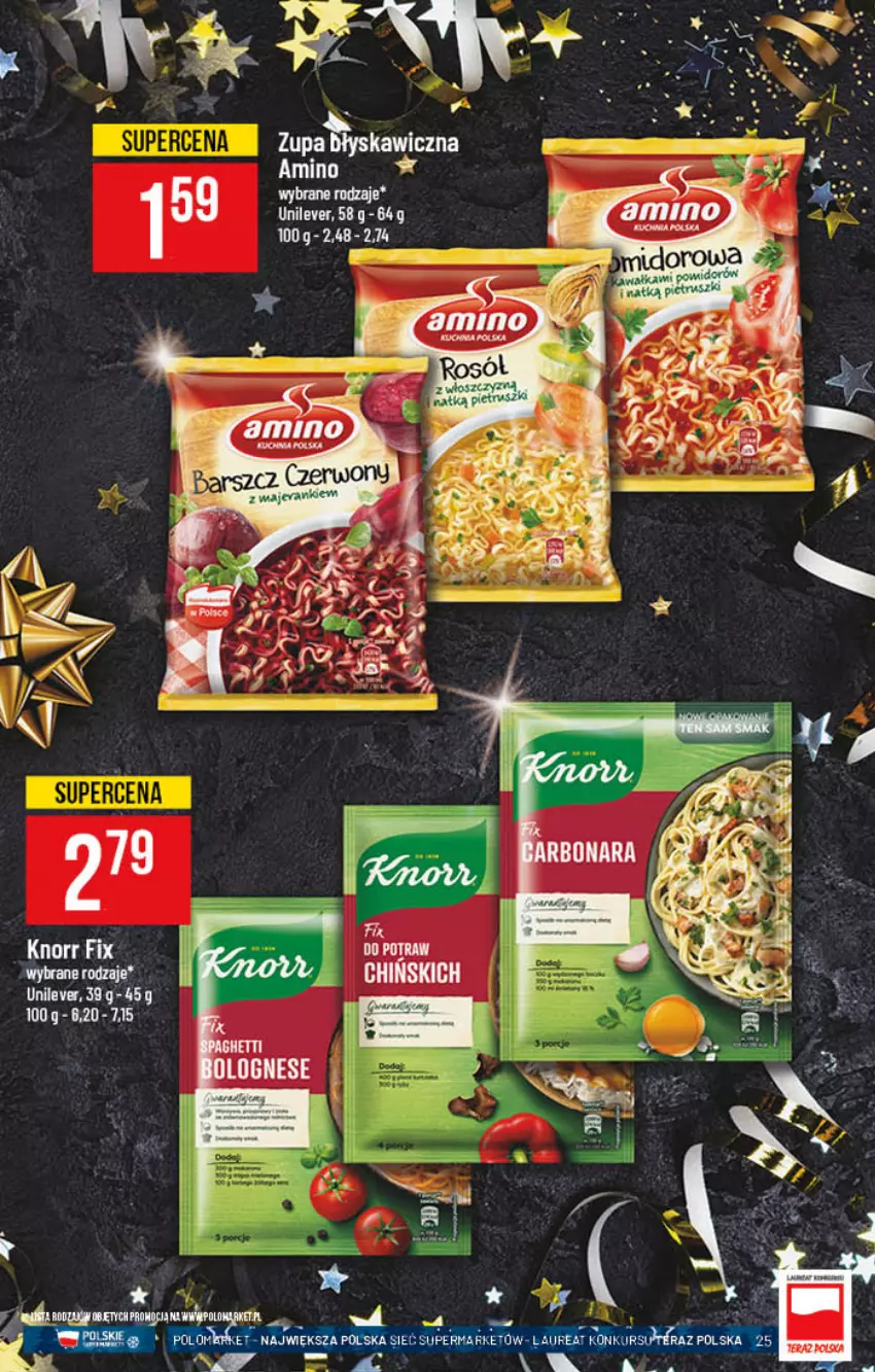 Gazetka promocyjna PoloMarket - Gazetka pomocyjna - ważna 15.12 do 21.12.2021 - strona 25 - produkty: Knorr, Laur, Zupa