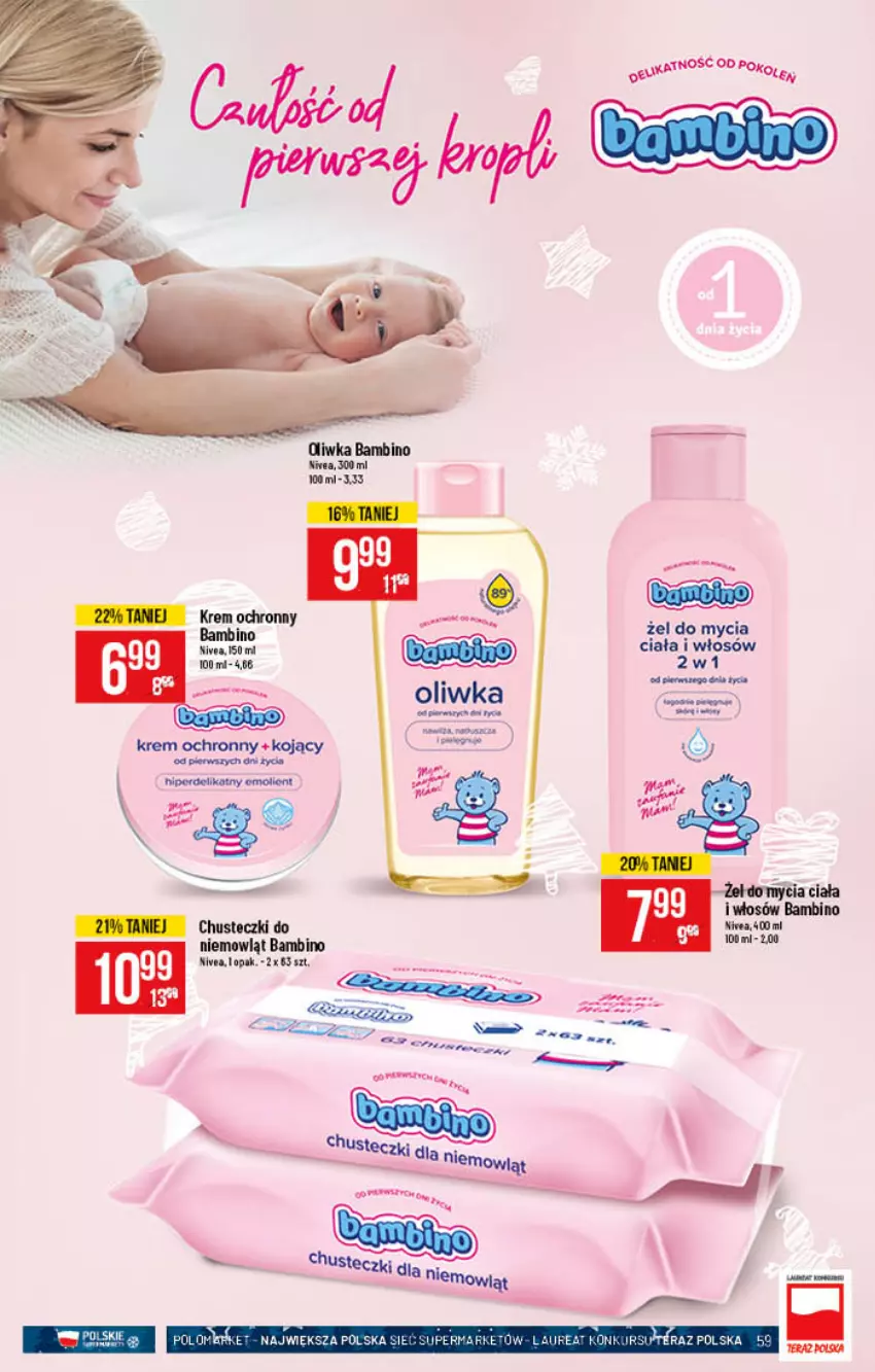 Gazetka promocyjna PoloMarket - Gazetka pomocyjna - ważna 15.12 do 21.12.2021 - strona 59 - produkty: Chusteczki, Nivea