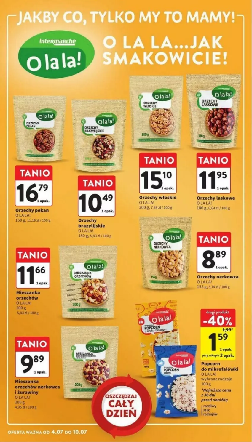 Gazetka promocyjna Intermarche - ważna 04.07 do 10.07.2024 - strona 37 - produkty: Fa, Orzechy włoskie, Popcorn