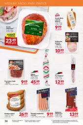 Gazetka promocyjna Makro - Najlepsze oferty - Gazetka - ważna od 04.03 do 04.03.2024 - strona 16 - produkty: Salami, Szynka wieprzowa, Parówki, Prosciutto, Szynka, Owoce, Kabanos, Kiełbasa, Mięso, Kiełbasa śląska