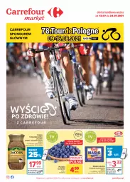 Gazetka promocyjna Carrefour - Gazetka Market - Gazetka - ważna od 24.07 do 24.07.2021 - strona 1 - produkty: Kawa rozpuszczalna, Kawa, Mlekovita, Jacobs, Masło, Mleko