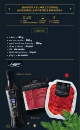 Gazetka promocyjna Lidl - KATALOG DELUXE I BELBAKE - Gazetka - ważna od 31.12 do 31.12.2021 - strona 10 - produkty: Mozzarella, Sałatka, Ser, Sól, Por, Bresaola, Rukola, Sałat, Szynka, Pieprz, Oliwa z oliwek
