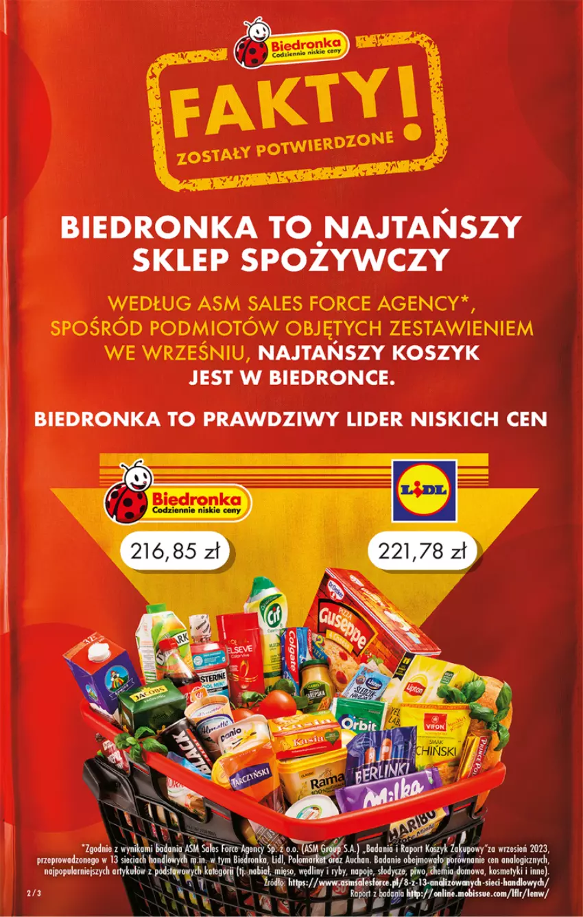 Gazetka promocyjna Biedronka - Od poniedzialku - ważna 23.10 do 28.10.2023 - strona 2 - produkty: Kosz