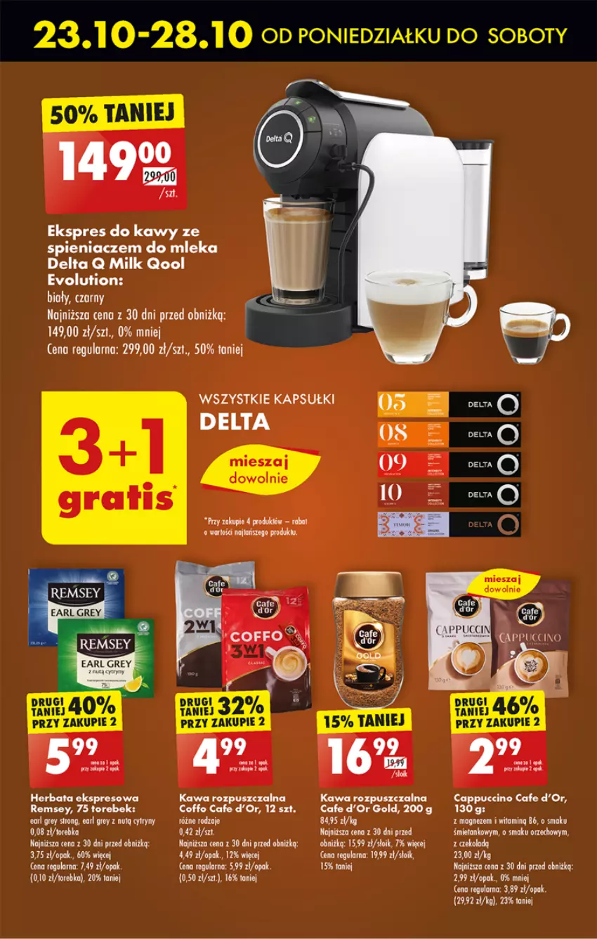 Gazetka promocyjna Biedronka - Od poniedzialku - ważna 23.10 do 28.10.2023 - strona 47 - produkty: Cappuccino, Cytryny, Earl Grey, Herbata, Kawa, Kawa rozpuszczalna, LG, Magnez