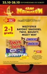 Gazetka promocyjna Biedronka - Od poniedzialku - Gazetka - ważna od 28.10 do 28.10.2023 - strona 30 - produkty: Quiz, Milky Way, Klej, Bounty, Twix, Snickers, Baton