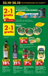 Gazetka promocyjna Biedronka - Od poniedzialku - Gazetka - ważna od 28.10 do 28.10.2023 - strona 43 - produkty: Piec, Ser, Jaja, Bulion, Pasztet, Stek, Lion, Papryczki nadziewane, Tuńczyk, Oliwa z oliwek, Wino, Olej, Fa, Oliwa