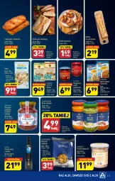 Gazetka promocyjna Aldi - Pełna oferta - Gazetka - ważna od 16.09 do 16.09.2023 - strona 21 - produkty: Makaron, Chleb typu włoskiego, Pasztet, Pesto, Podravka, Oliwa z oliwek, Chleb, Małże, Bułka, Pomidory, Szpinak, Oliwa