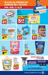 Gazetka promocyjna Aldi - Pełna oferta - Gazetka - ważna od 16.09 do 16.09.2023 - strona 9 - produkty: Lubella, Serek wiejski, Ser, Mus, Gra, Piątnica, Bell, Jogurt, Sante, Serek, Bakoma, Hochland, Mleko zagęszczone, Bella, Masło, Granola, Almette, Mleko