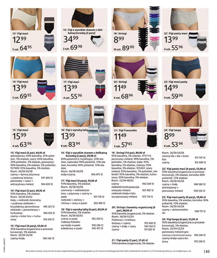 Gazetka promocyjna Bonprix - MODA, KTÓRA INSPIRUJE NA NOWO - ważna 19.02 do 09.03.2026 - strona 87 - produkty: Brit, Fa, Figi, Gin, Gra, Gry, Por, Sok, Stringi, Wełna