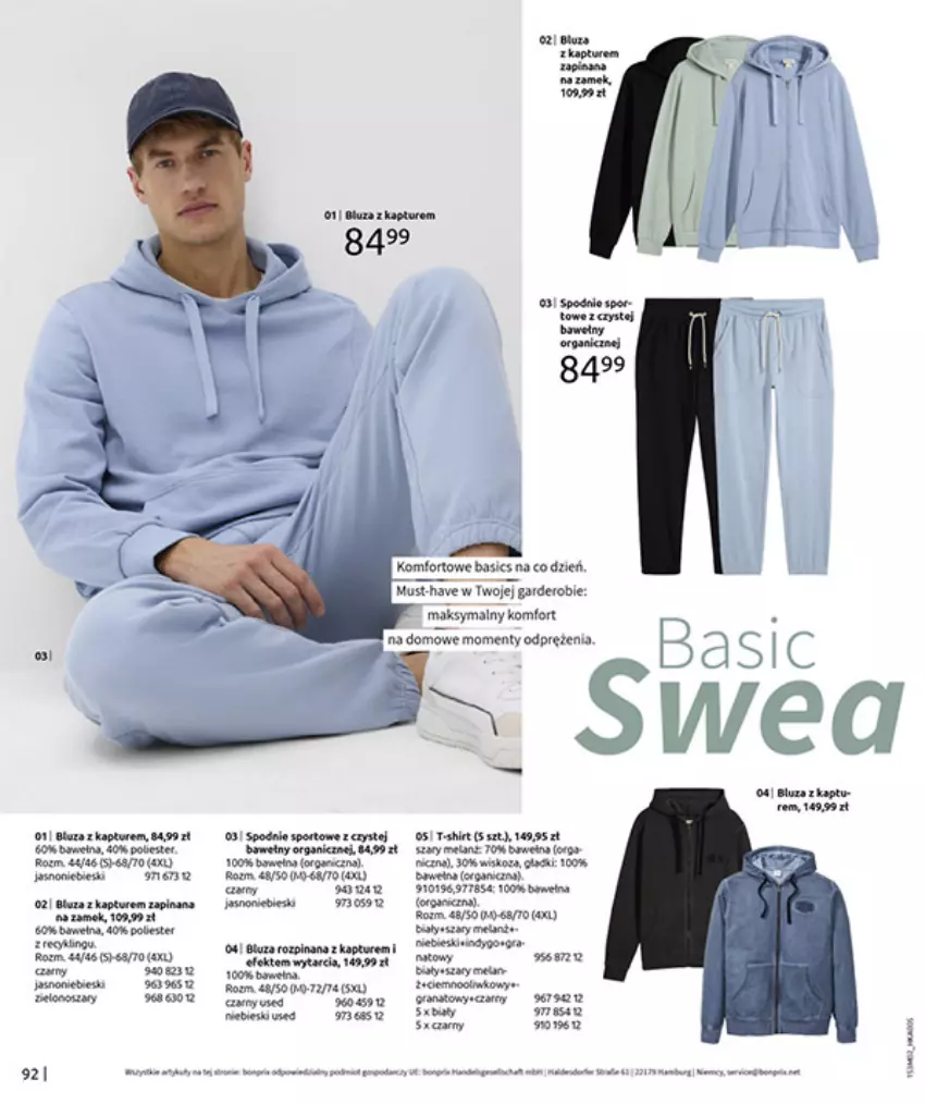 Gazetka promocyjna Bonprix - MODA, KTÓRA INSPIRUJE NA NOWO - ważna 19.02 do 09.03.2026 - strona 94 - produkty: Bluza, Fa, Kret, Mus, Por, Spodnie, Spodnie sportowe, Sport
