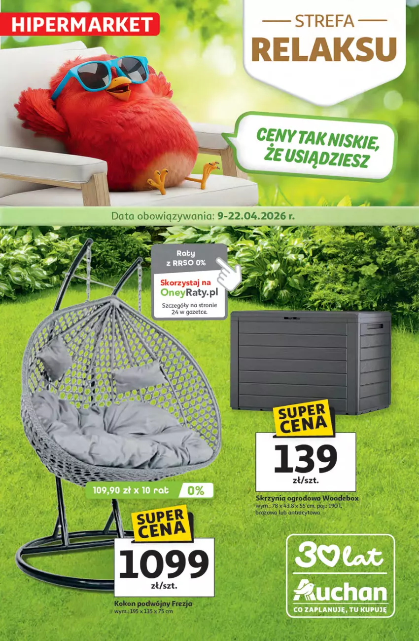 Gazetka promocyjna Auchan - Strefa Relaksu Hipermarket - ważna 09.04 do 22.04.2026 - strona 1 - produkty: Fa, Rama