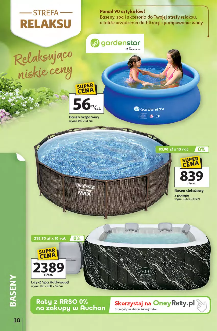 Gazetka promocyjna Auchan - Strefa Relaksu Hipermarket - ważna 09.04 do 22.04.2026 - strona 10 - produkty: Fa, Por