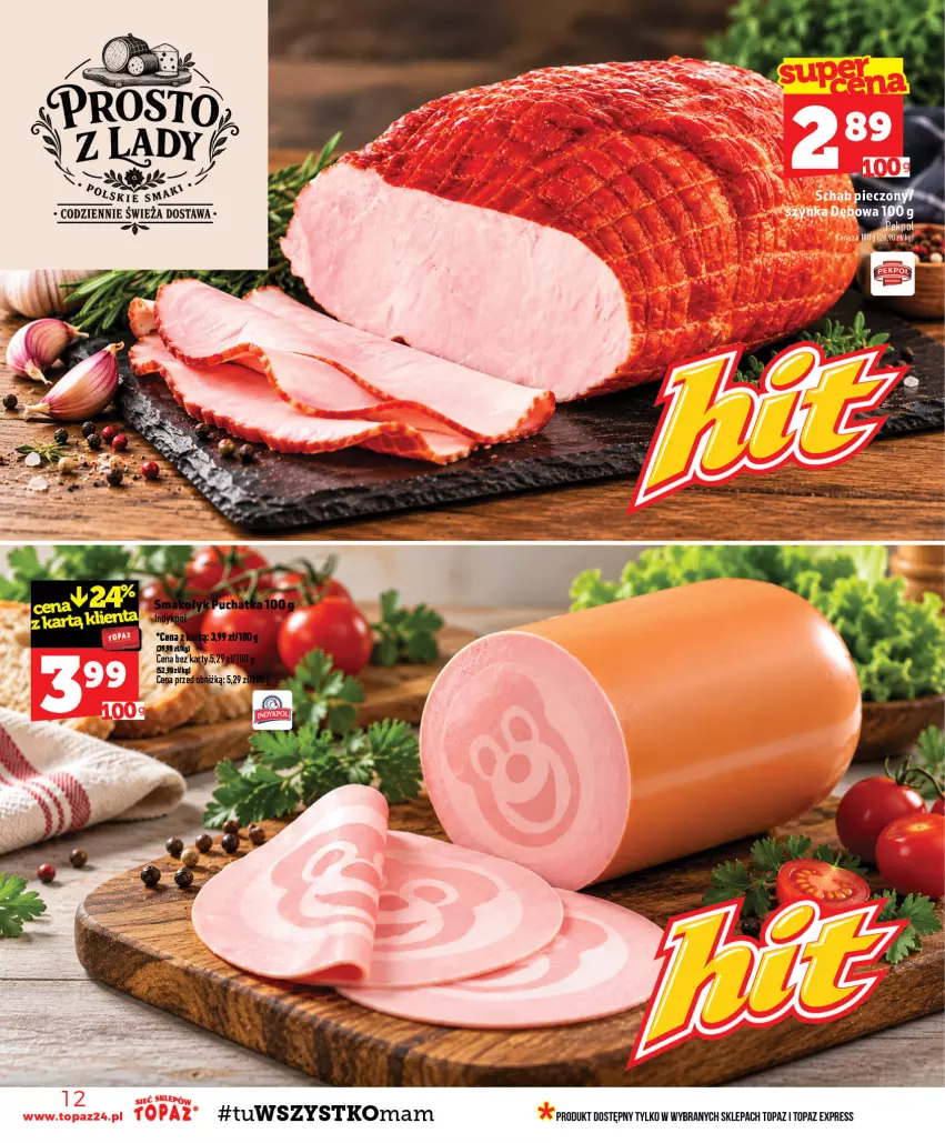 Gazetka promocyjna Topaz - Gazetka - ważna 08.10 do 14.10.2026 - strona 12 - produkty: Piec, Top