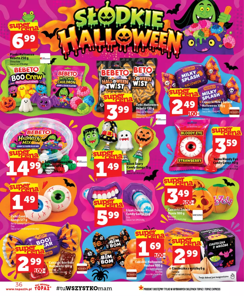 Gazetka promocyjna Topaz - Gazetka - ważna 08.10 do 14.10.2026 - strona 36 - produkty: Candy, Gra, Top