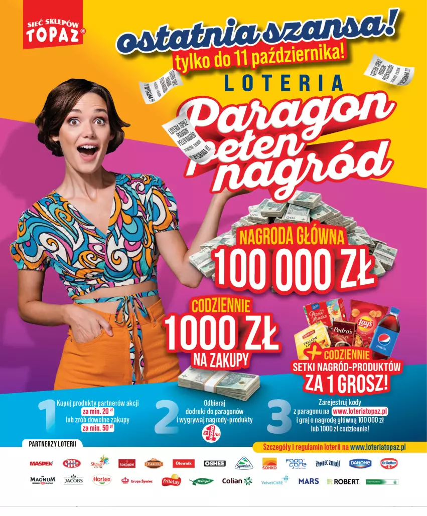 Gazetka promocyjna Topaz - Gazetka - ważna 08.10 do 14.10.2026 - strona 5 - produkty: Gra, Gry, Jacobs, Mars, Top