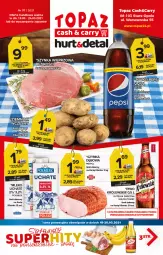 Gazetka promocyjna Topaz - Gazetka - Gazetka - ważna od 24.03 do 24.03.2021 - strona 1 - produkty: Piwo, Gra, Szynka wieprzowa, Królewski, Szynka, POLMLEK, Mleko, LG, Fa