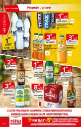 Gazetka promocyjna Topaz - Gazetka - Gazetka - ważna od 24.03 do 24.03.2021 - strona 18 - produkty: Piwo, Sok, Koc, Napój energetyczny, Somersby, Warka, Leon, Carlsberg, Tiger, Piwo jasne, Wosana, Okocim, Napój, Hortex