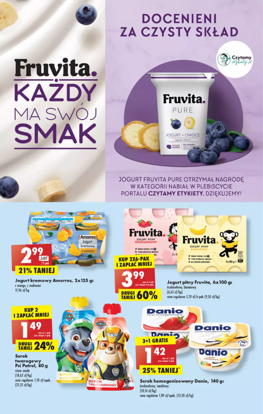 Gazetka promocyjna Biedronka - W tym tygodniu - ważna 07.03 do 12.03.2022 - strona 29 - produkty: Jogurt, Por, Portal, Psi Patrol, Pur, Ser, Serek