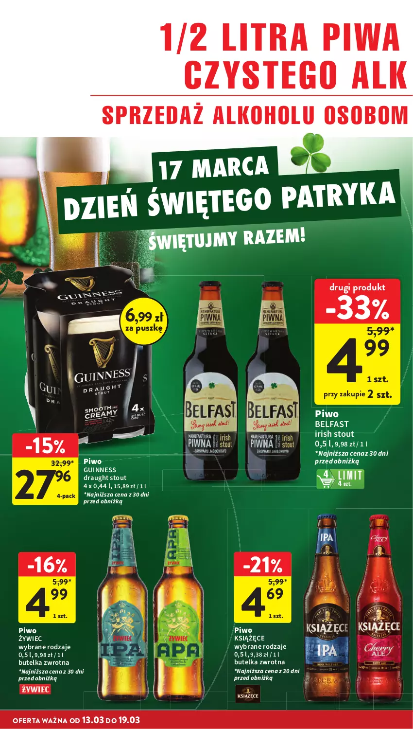 Gazetka promocyjna Intermarche - Gazetka promocyjna - ważna 13.03 do 19.03.2025 - strona 30 - produkty: Fa, Książęce, Piwa, Piwo