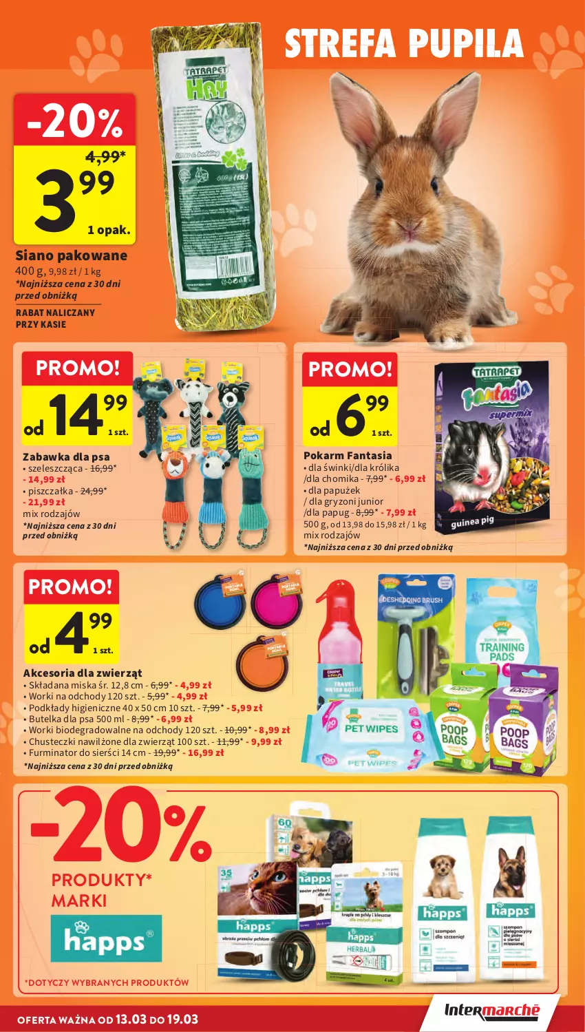 Gazetka promocyjna Intermarche - Gazetka promocyjna - ważna 13.03 do 19.03.2025 - strona 37 - produkty: Chusteczki, Fa, Fanta, Gra, Gry, Królik, Miska, Podkład, Zabawka