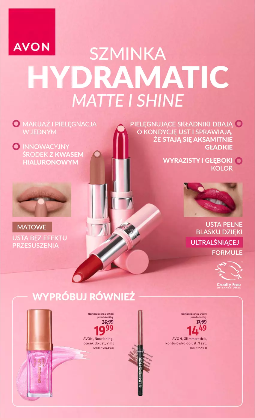 Gazetka promocyjna Rossmann - 31 października - ważna 31.10 do 15.11.2024 - strona 19 - produkty: Aksam, Inka, Konturówka do ust, Makijaż, Mule, Olej, Rama, Szminka