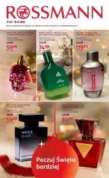 Gazetka promocyjna Rossmann - 31 października - Gazetka - ważna od 15.11 do 15.11.2024 - strona 1 - produkty: Woda perfumowana, Hugo Boss, Perfum, Adidas, Lack, Woda toaletowa, Mexx, Woda