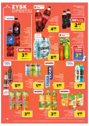 Gazetka promocyjna Carrefour - Gazetka Carrefour - Gazetka - ważna od 23.01 do 23.01.2022 - strona 12 - produkty: Sok, Mus, 7up, Napój energetyczny, Inka, Pepsi max, Mirinda, Kosz, Coca-Cola, Lack, LANA, Pepsi, Fortuna, Tiger, Napój izotoniczny, Napój gazowany, Tymbark, Fanta, Woda mineralna, Kubuś, Woda, Sprite, Napój, Cisowianka, Hortex, Fa