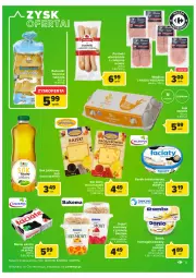 Gazetka promocyjna Carrefour - Gazetka Carrefour - Gazetka - ważna od 23.01 do 23.01.2022 - strona 5 - produkty: Sok, Ser, Gra, Danone, Jaja, Jogurt, Parówki, Bułeczki, Serek homogenizowany, Serek, Sok jabłkowy, Wędlina, Bakoma, Bułeczki mleczne, Danio, Masło, NOWAK