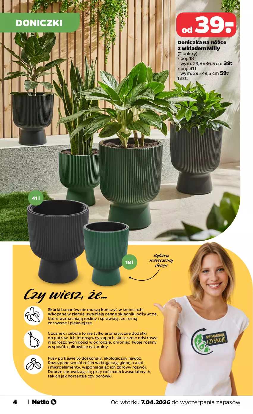 Gazetka promocyjna Netto - KATALOG_DOM_I_OGROD_2026 - ważna 07.04 do 30.04.2026 - strona 4 - produkty: Cebula, Czosnek, Mus, Nawóz