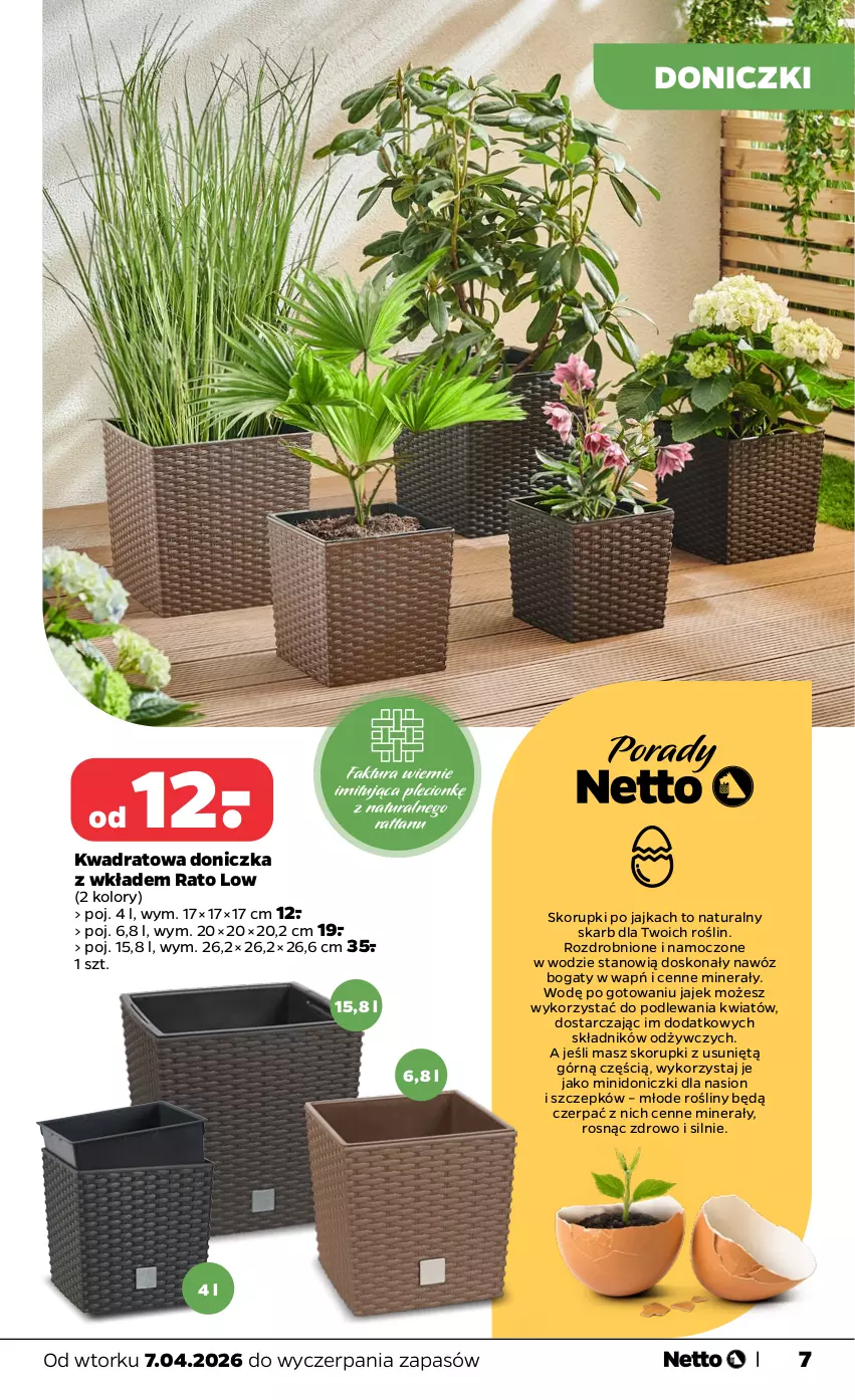 Gazetka promocyjna Netto - KATALOG_DOM_I_OGROD_2026 - ważna 07.04 do 30.04.2026 - strona 7 - produkty: Fa, Nawóz, Por