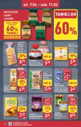Gazetka promocyjna Aldi - Pełna oferta - Gazetka - ważna od 11.04 do 11.04.2026 - strona 10 - produkty: Albona, Por, Mus, Gra, Bułeczki, Wafle, Tarta, Miód, Bułeczki mleczne, Bułka tarta, Jacobs, Bułka, Wafle tortowe