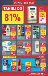 Gazetka promocyjna Aldi - Pełna oferta - Gazetka - ważna od 11.04 do 11.04.2026 - strona 23 - produkty: All Seasons, Gra, Kawa ziarnista, Rust, Pasta do zębów, Kawa, Tampony, Schauma, Szampon, Gillette, Colgate, O.B., Nivea, Mleko, LG