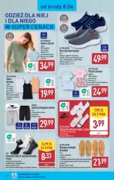 Gazetka promocyjna Aldi - Pełna oferta - Gazetka - ważna od 11.04 do 11.04.2026 - strona 28 - produkty: Sweter, Top, Buty, Szorty, Karp, Skarpetki, Wełna, Moda, Wkładki, Piżama, Fa