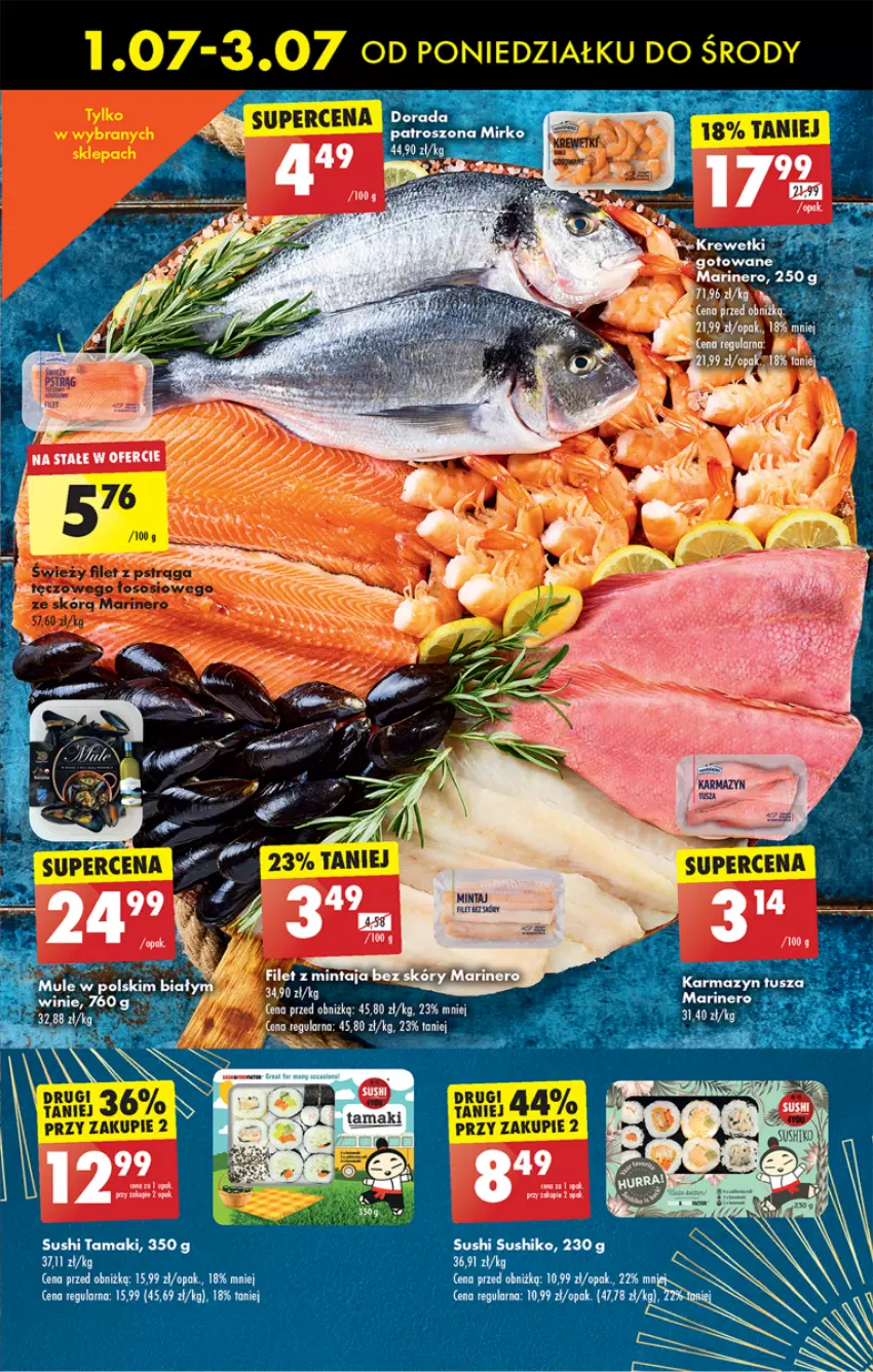 Gazetka promocyjna Biedronka - Od poniedzialku - ważna 01.07 do 06.07.2024 - strona 26 - produkty: Sushi