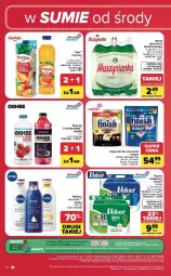 Gazetka promocyjna Carrefour - Gazetka Carrefour, Market w SUMIE od środy WEEKEND OKAZJI - Gazetka - ważna od 14.08 do 14.08.2026 - strona 6 - produkty: Sok, Mus, Gra, Papier, Finish, Balsam do ciała, Kret, Napoje, Papier toaletowy, Velvet, Muszynianka, Oshee, Zmywarki, Nivea, Hortex, Fa