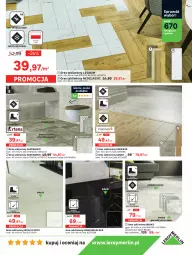 Gazetka promocyjna Leroy Merlin - Nowa podłoga - Gazetka - ważna od 02.03 do 02.03.2021 - strona 7 - produkty: Gin, Gra, Telefon, Huśtawka, Tera, Zasłona, Wełna, Karnisz, Storczyk, Półka, Roleta, Firana, Szyny, Szyna, Dywan